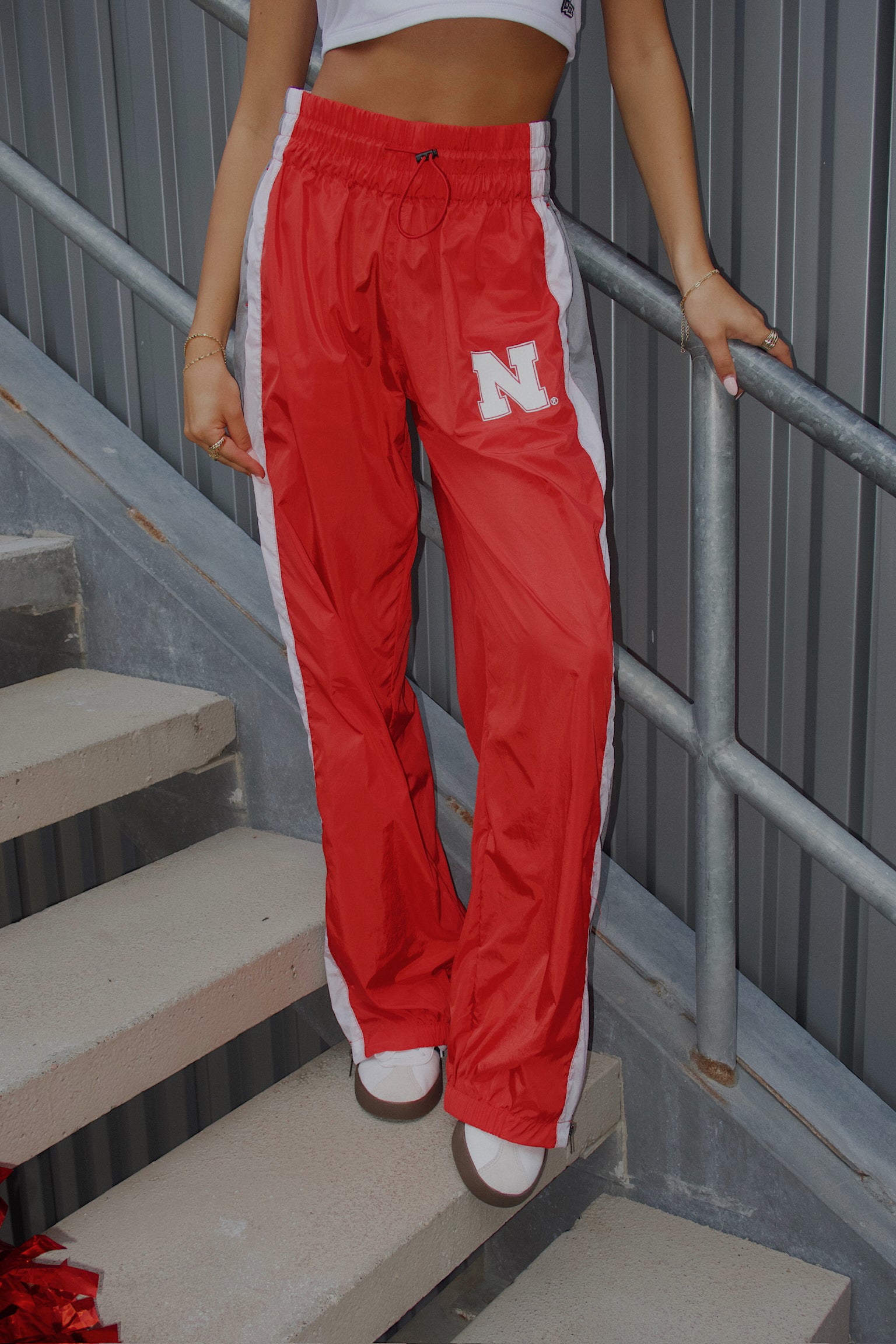Nebraska Track Pants In Red