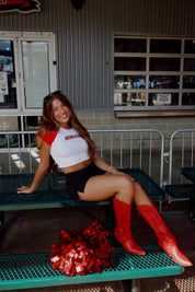 Nebraska Homerun Tee In Red