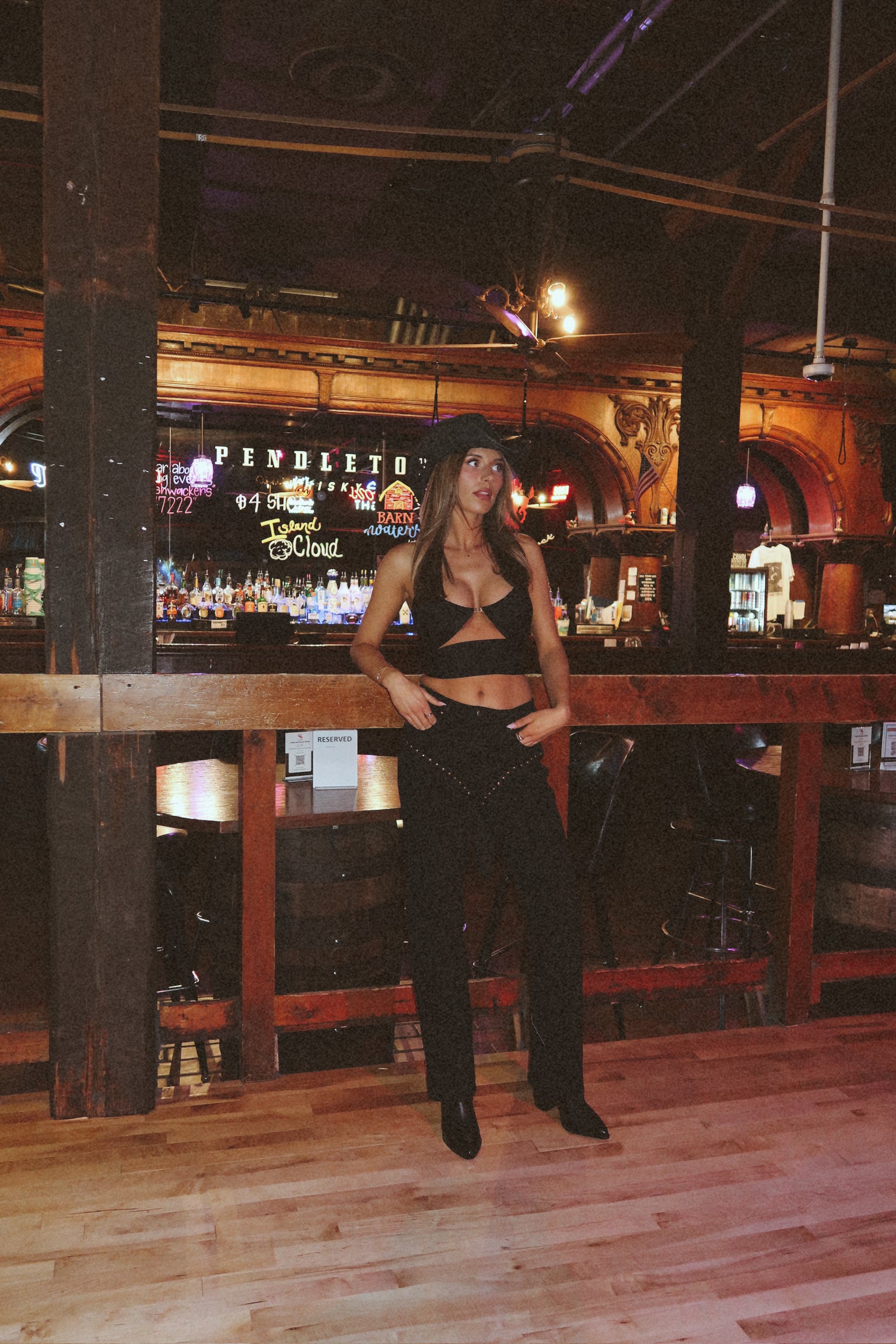 SALE :Zia Studded High Rise Straight Jeans