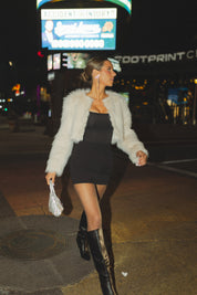 Frankie Square Neck Bodysuit In Black