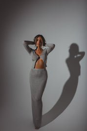 Xandra Shimmer Knit Top