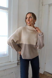 Candice Color-Block Sweater