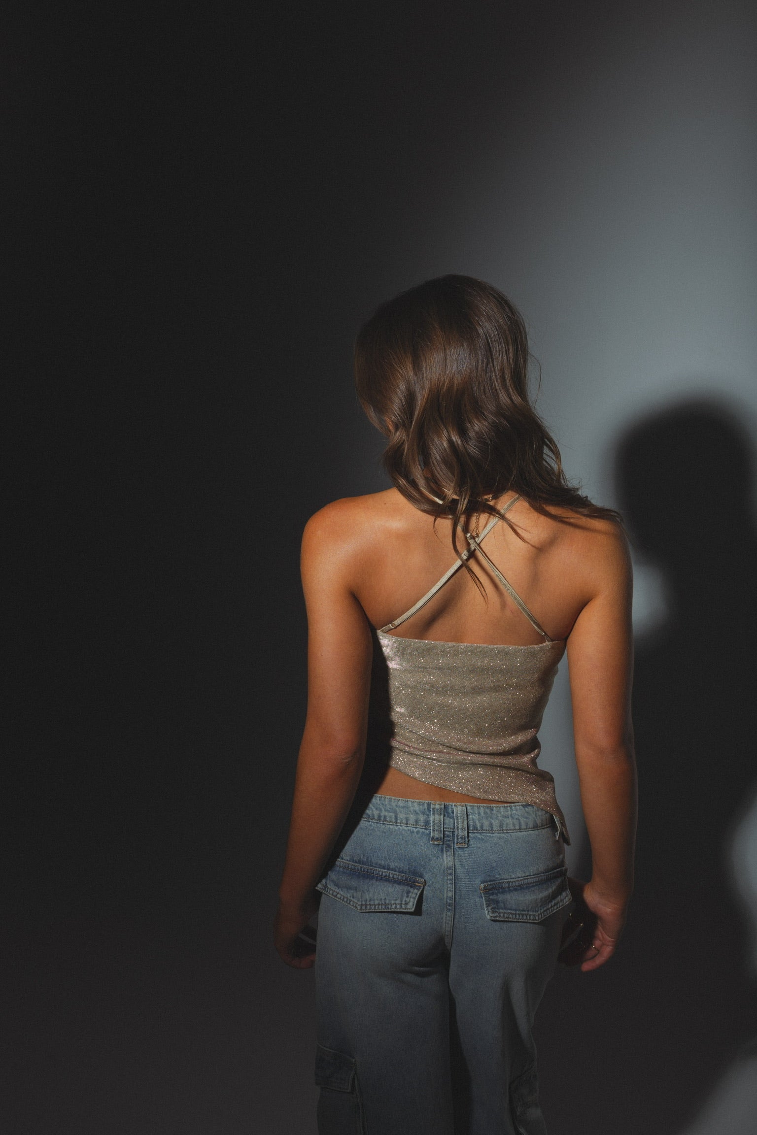 RESTOCKED :Cecelia Shimmer Top