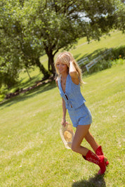 Holly Striped Shorts Set