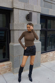 Melanie Turtleneck In Olive