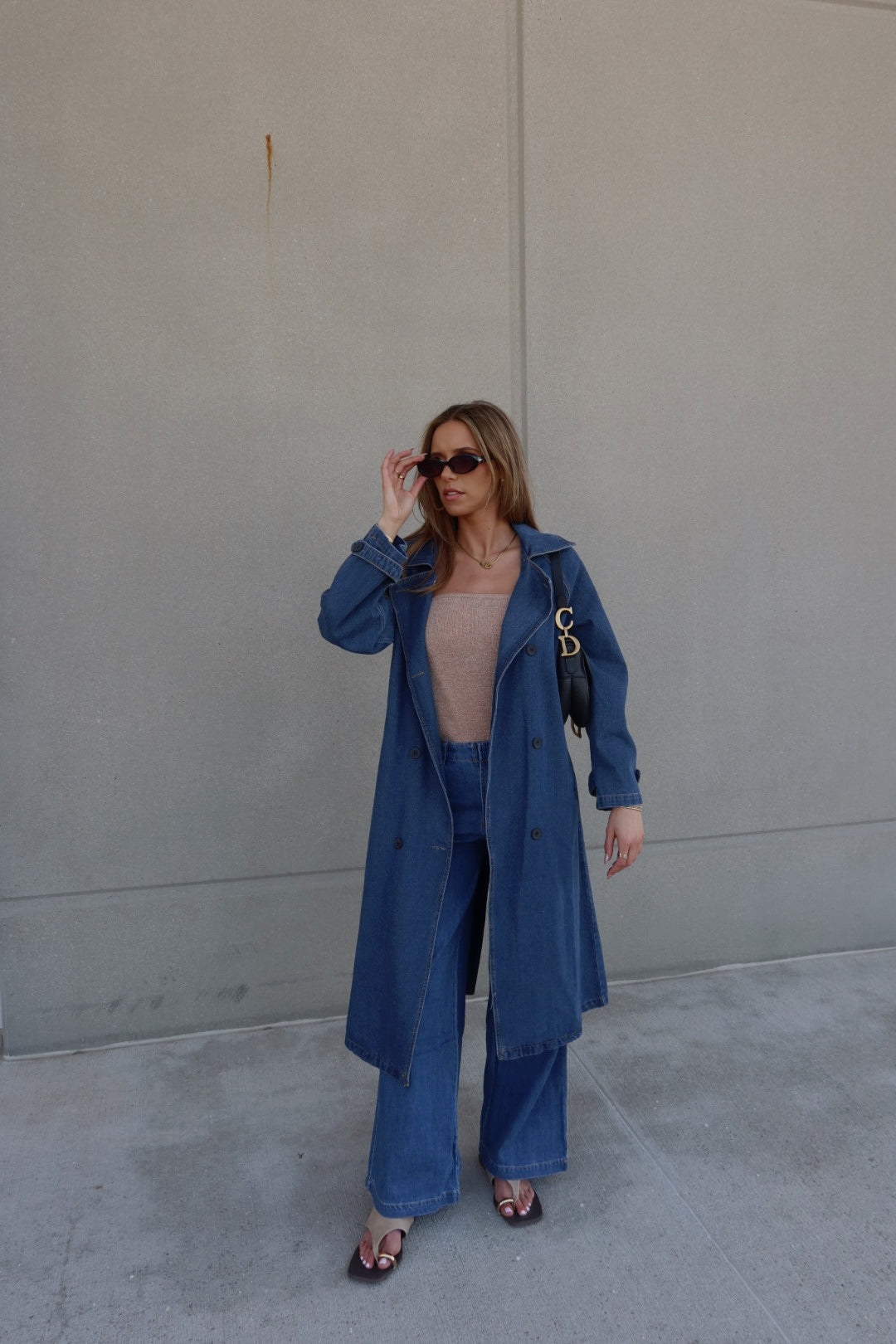 Keaton Wide Leg Denim Pants