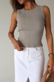 Klaire Ribbed Top