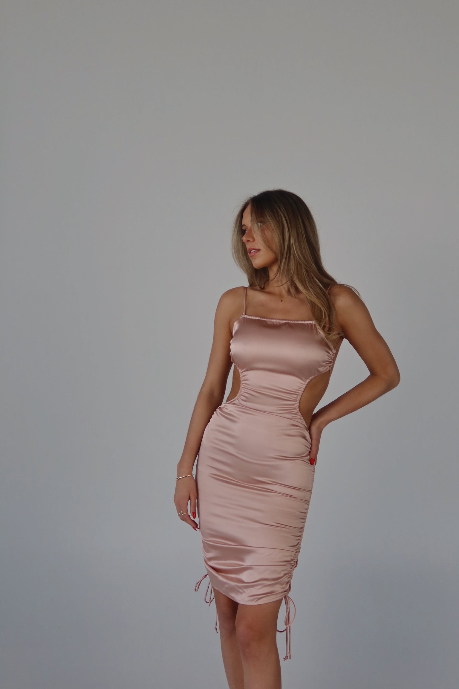 Ayla Open Back Mini Dress