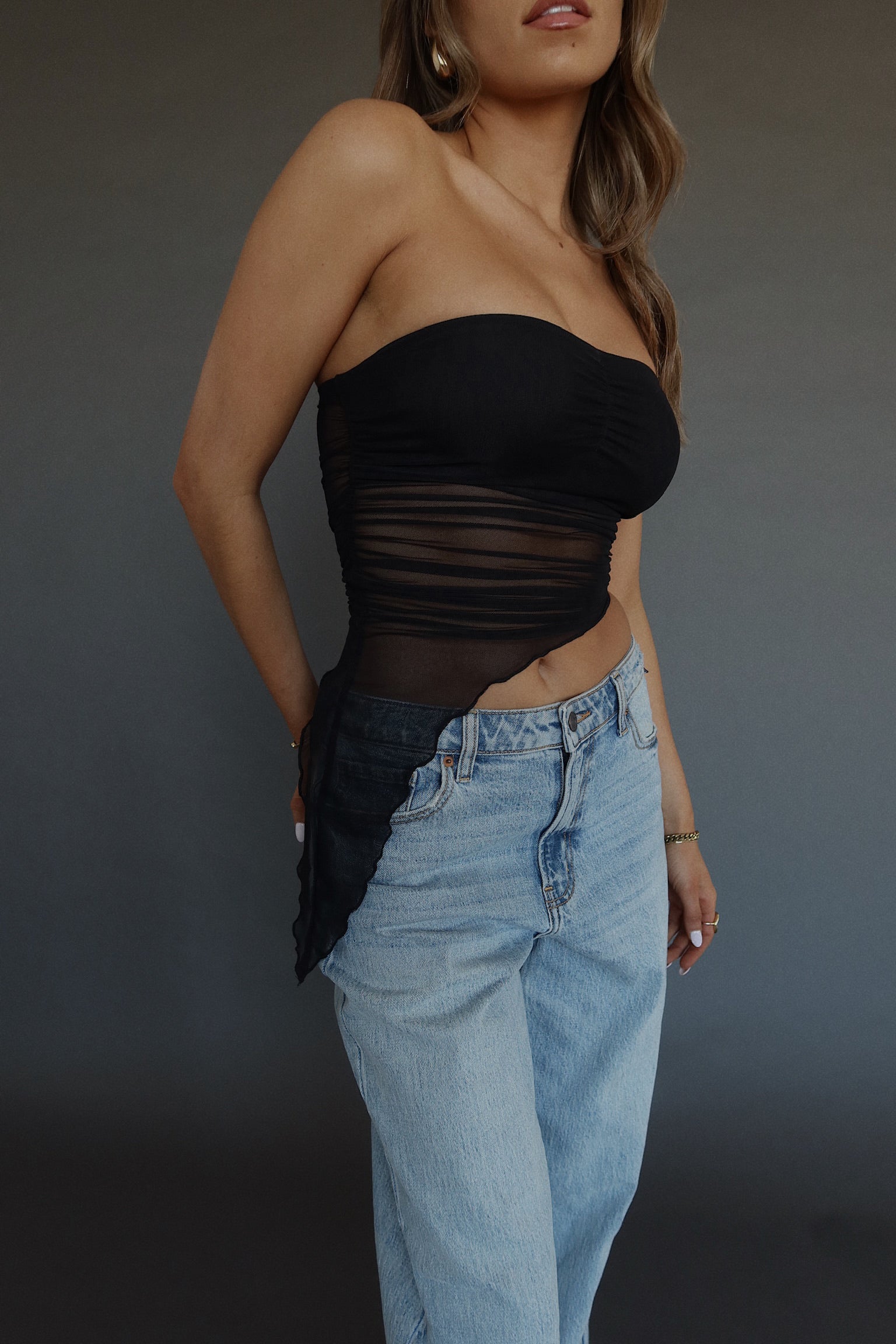 RESTOCKED: Macy Mesh Tube Top