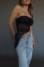 RESTOCKED: Macy Mesh Tube Top