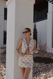 Lucia Patchwork Mini Skirt