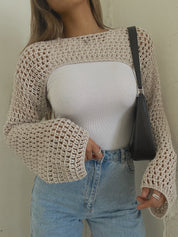 Crochet Bolero Long Sleeve