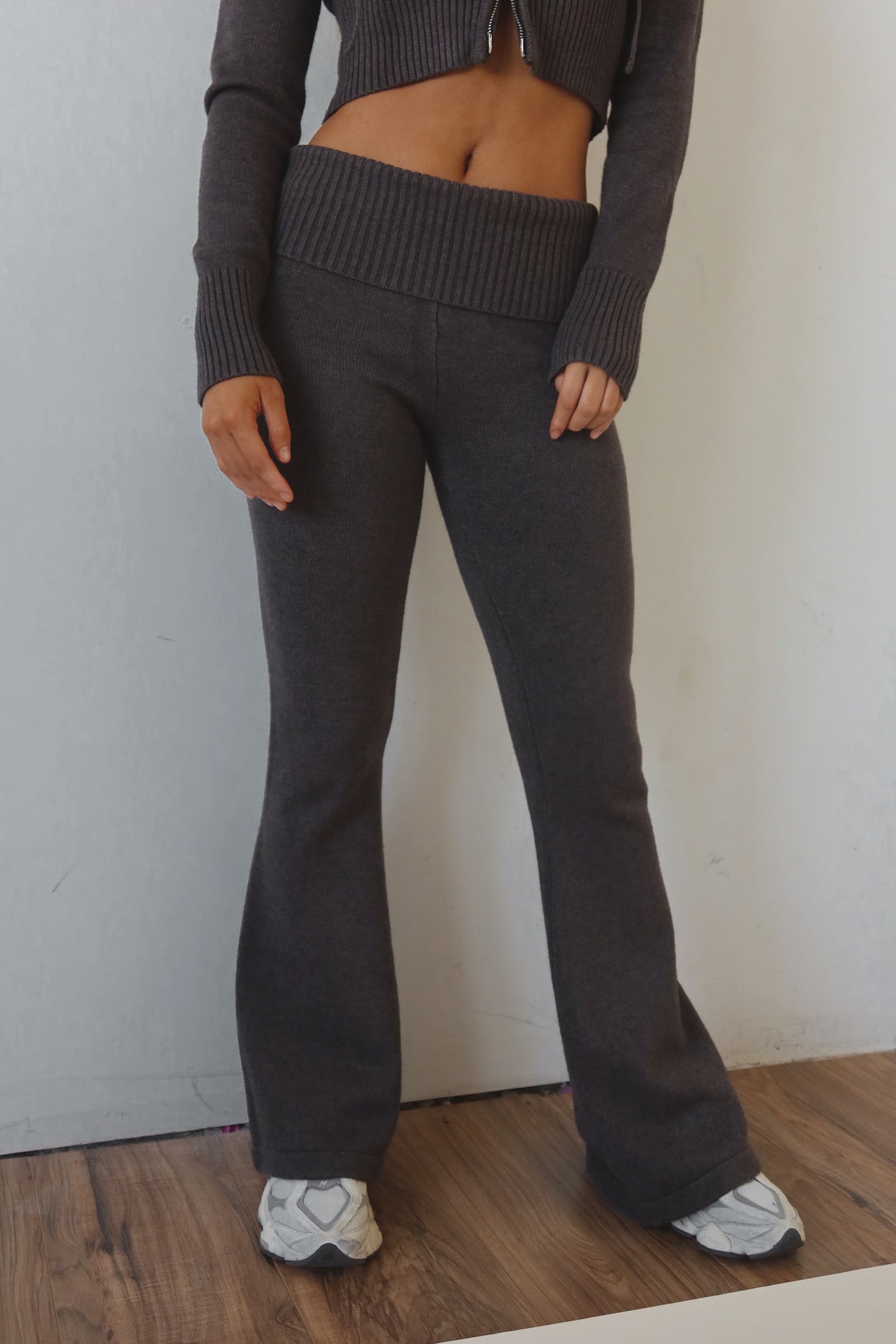 Hayden Knit Zip Up Set