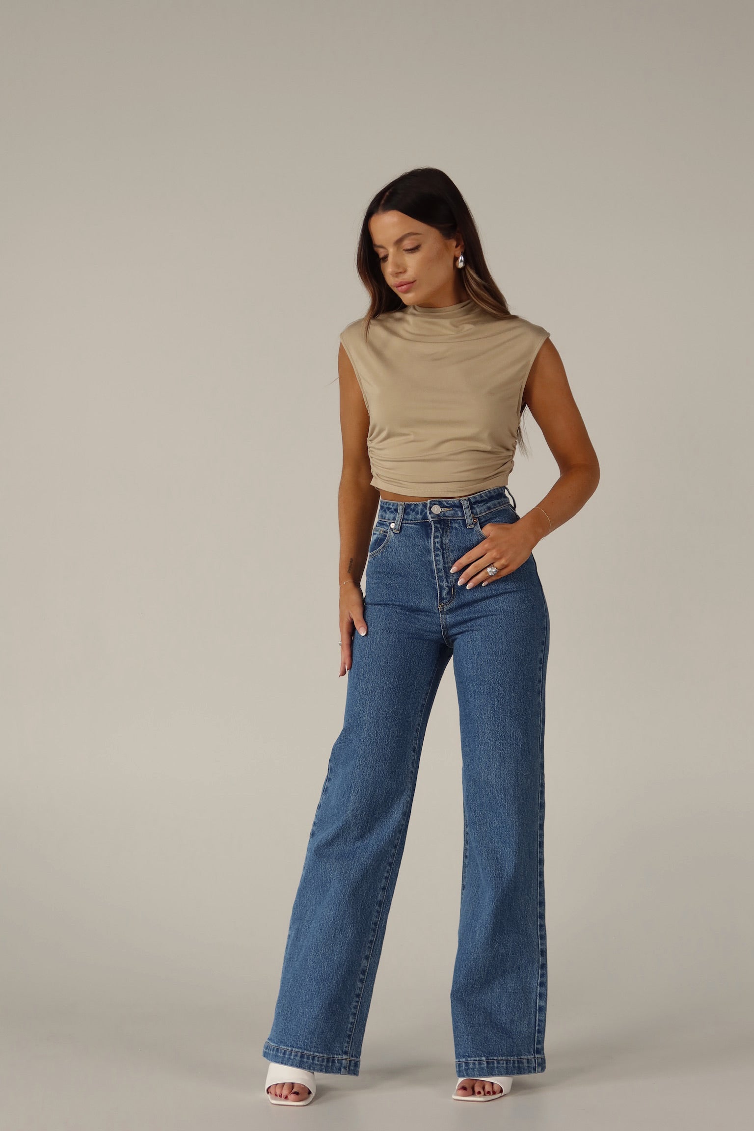 Ciara Mock Neck Tank