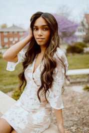 Nikki Lace Half Sleeve Dress