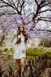 Nikki Lace Half Sleeve Dress