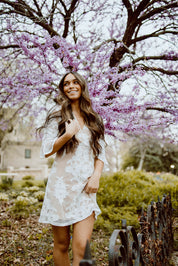 Nikki Lace Half Sleeve Dress