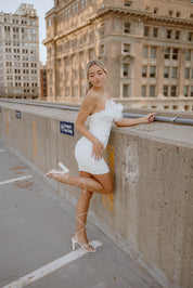 Jasmine Ruffle Mini Dress