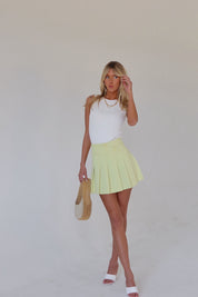 Klaire Ribbed Top In White