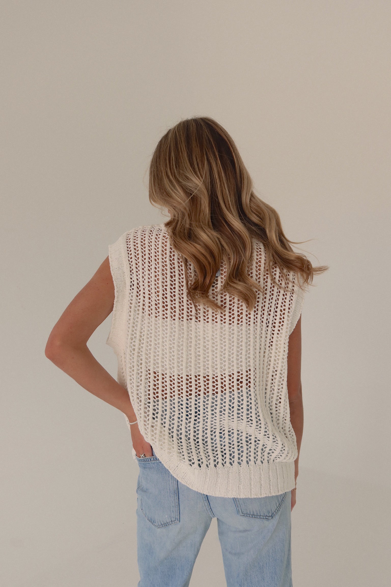 Vickie Loose Fit Sweater Vest