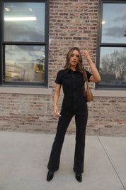 RESTOCKED: Chelsey Denim Jumpsuit