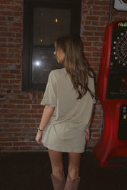 This Ain't Texas Oversized Tee In Camel Gold