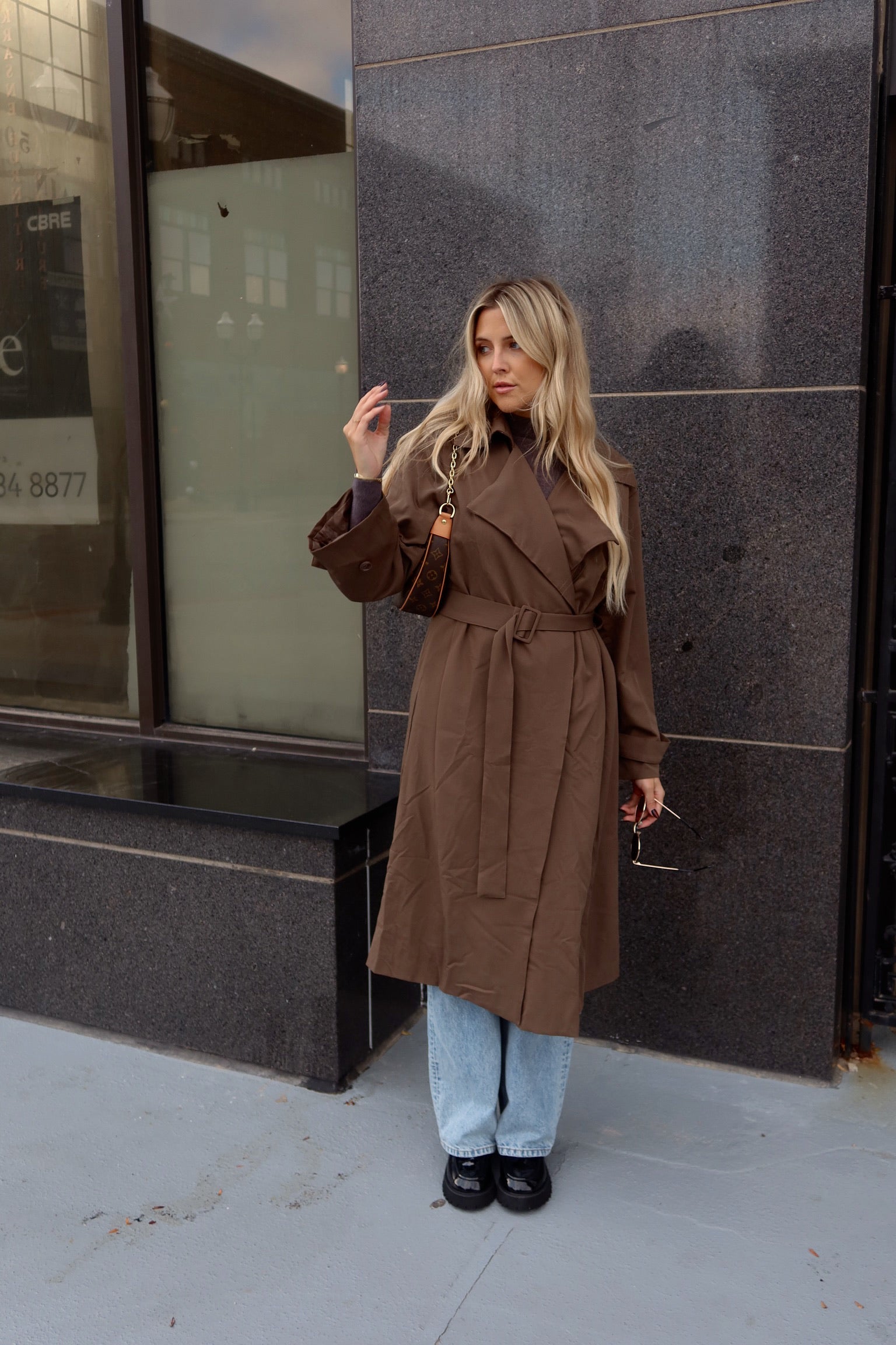 Urban Luxe Belted Trench