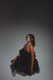 Lily Rose Strapless Tiered Mini Dress