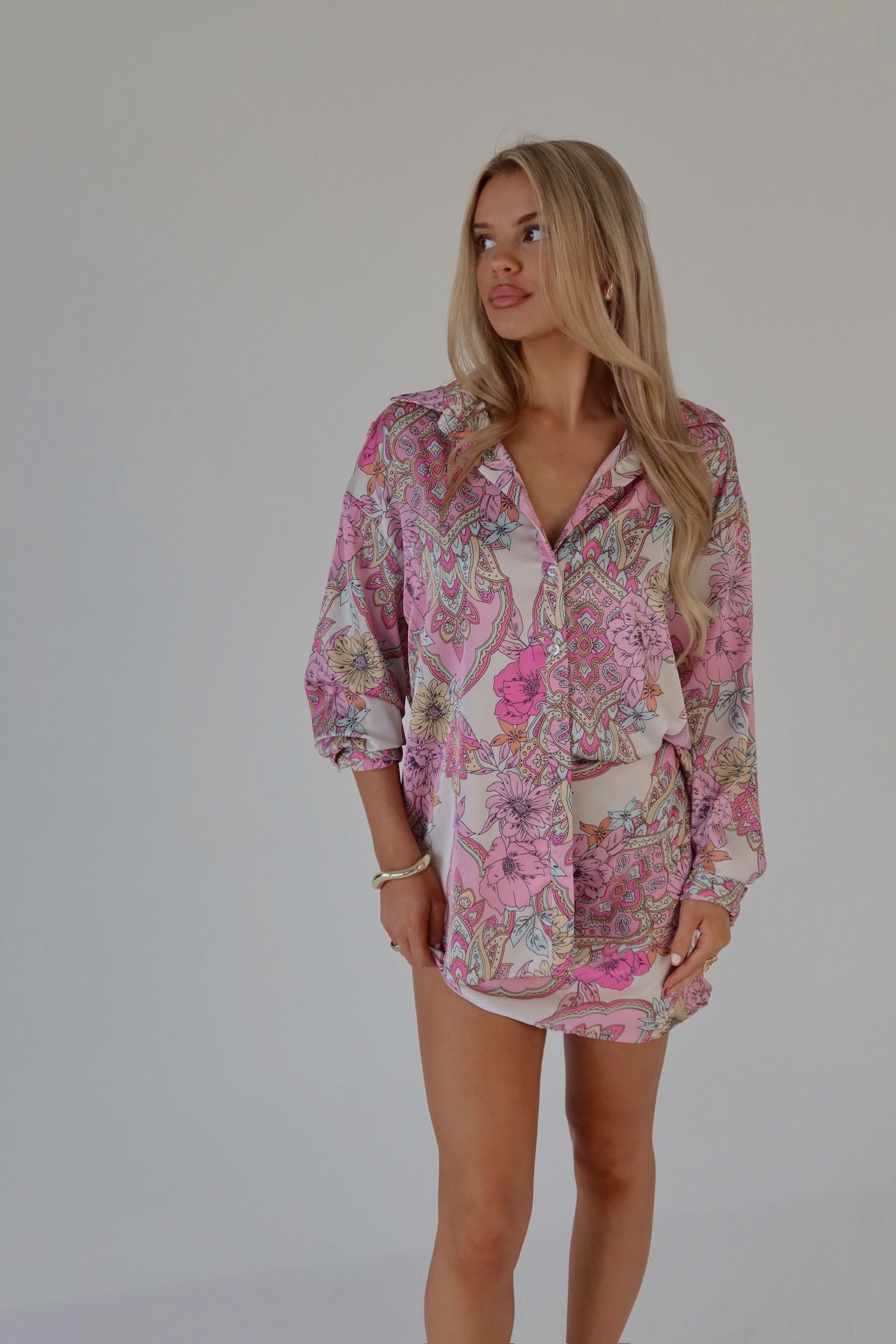 Lilianna Satin Mini Skirt