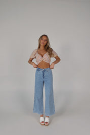 SALE :Hudson Floral Wrap Top