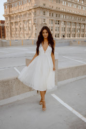 Sofia Organza Midi Dress