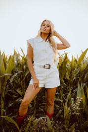 Kaila Denim Romper