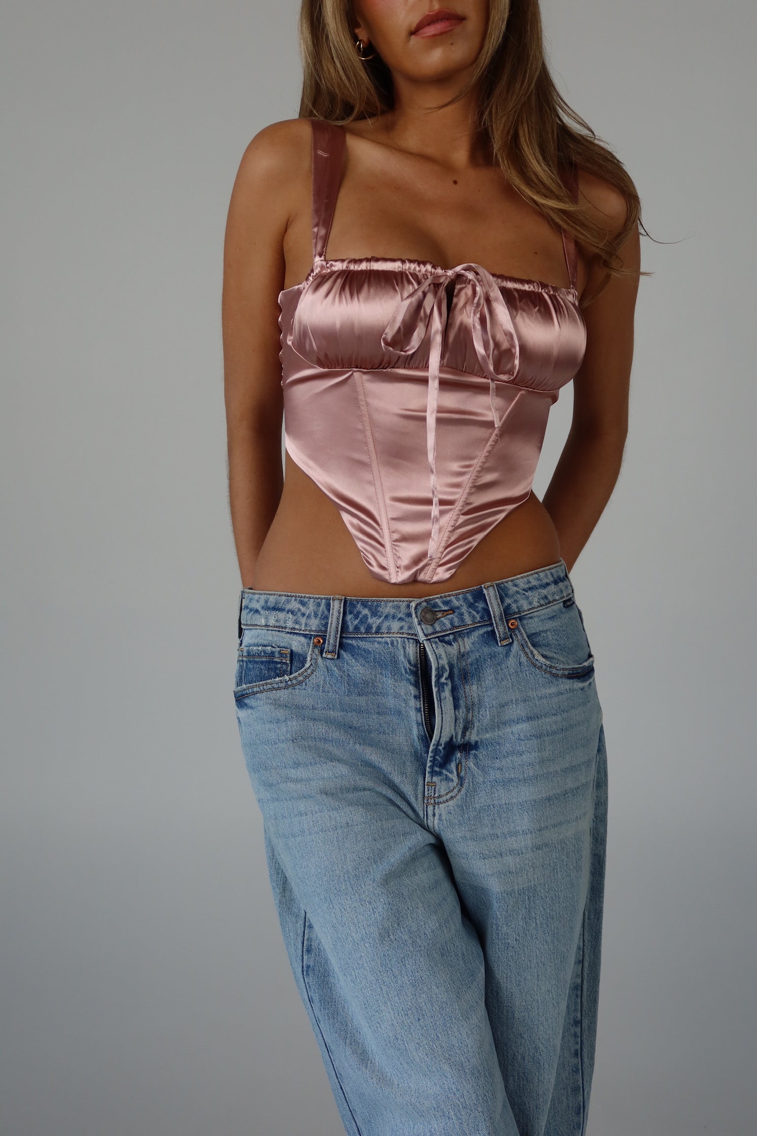 Kloe Satin Corset Top