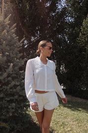 Linen Low Rise Short