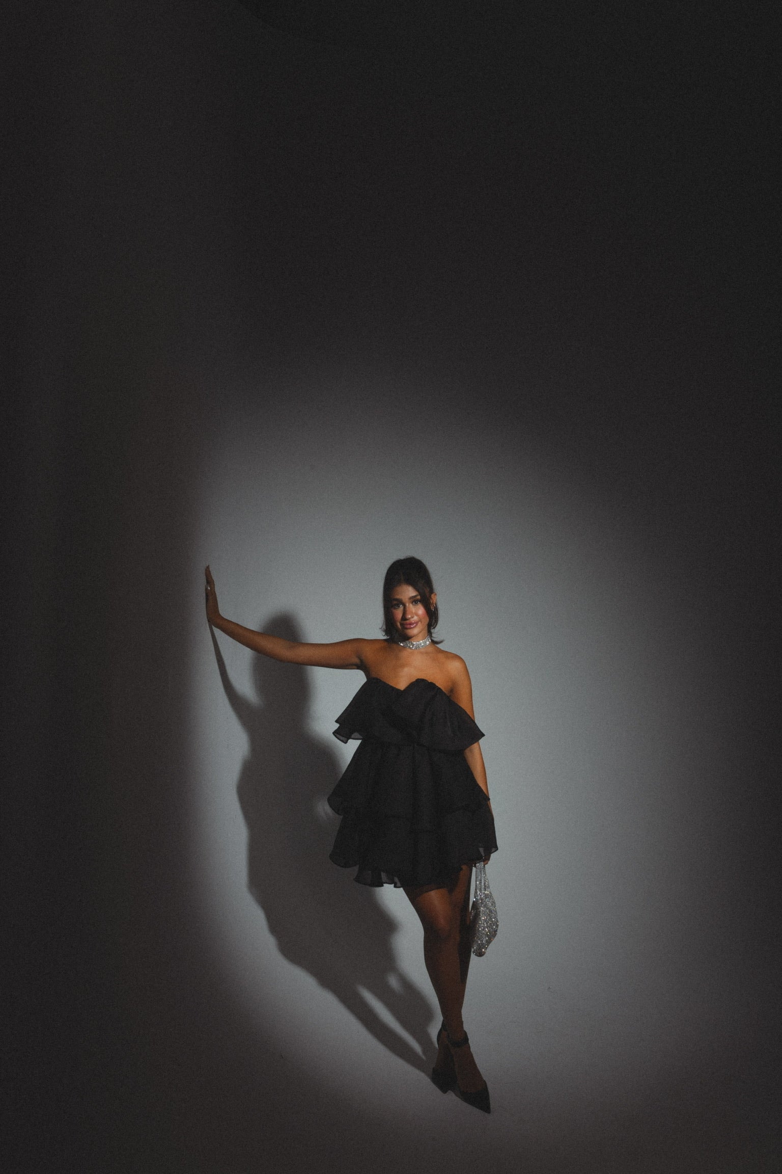 Lily Rose Strapless Tiered Mini Dress