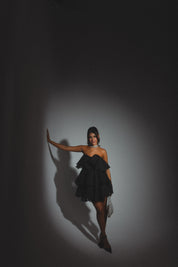 Lily Rose Strapless Tiered Mini Dress