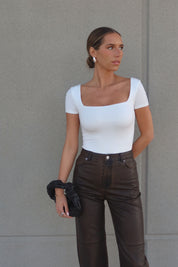 Frankie Square Neck Bodysuit