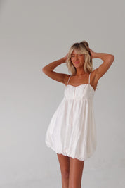 Gingham Bubble Hem Mini Dress