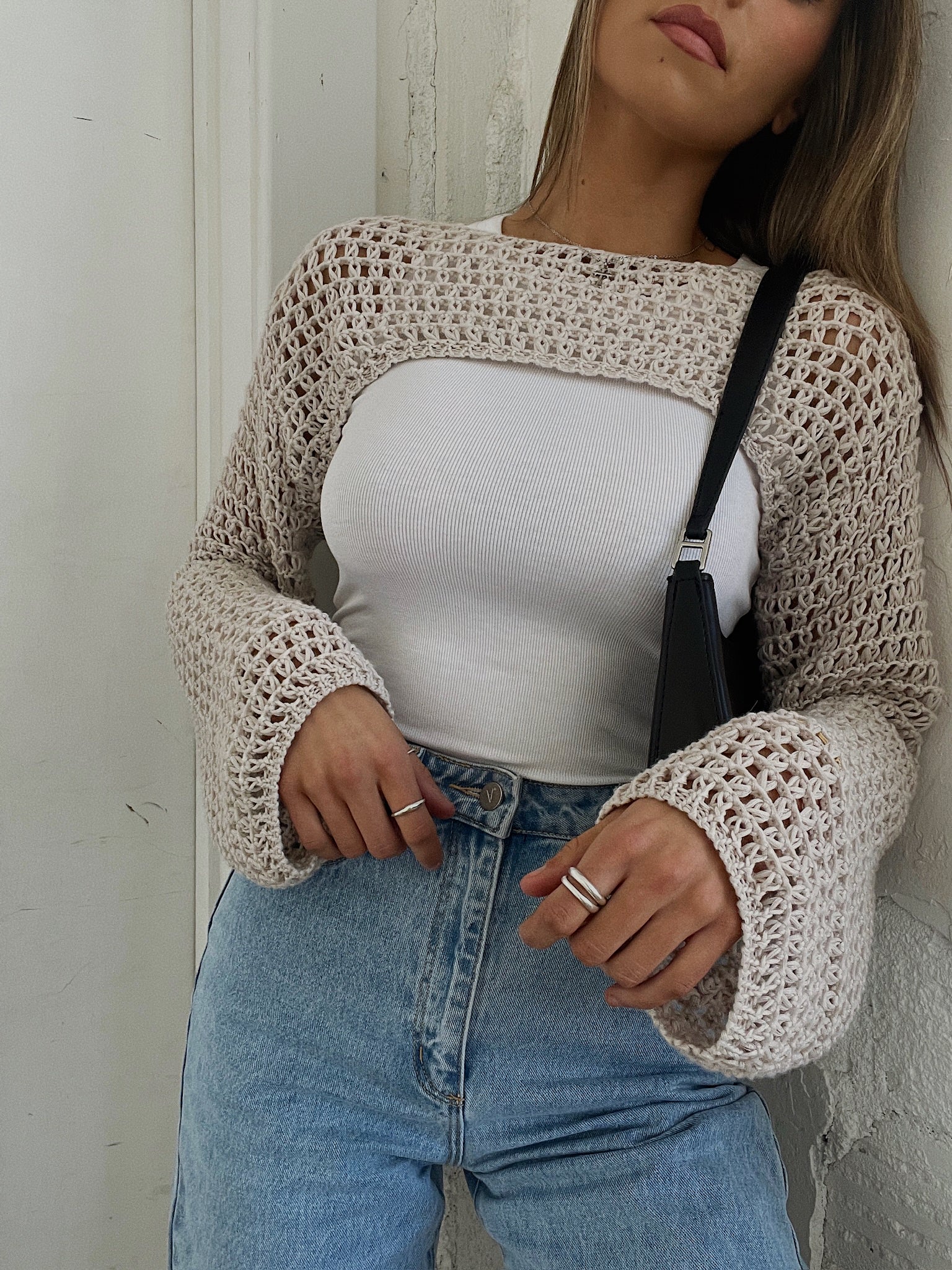 Crochet Bolero Long Sleeve