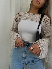Crochet Bolero Long Sleeve