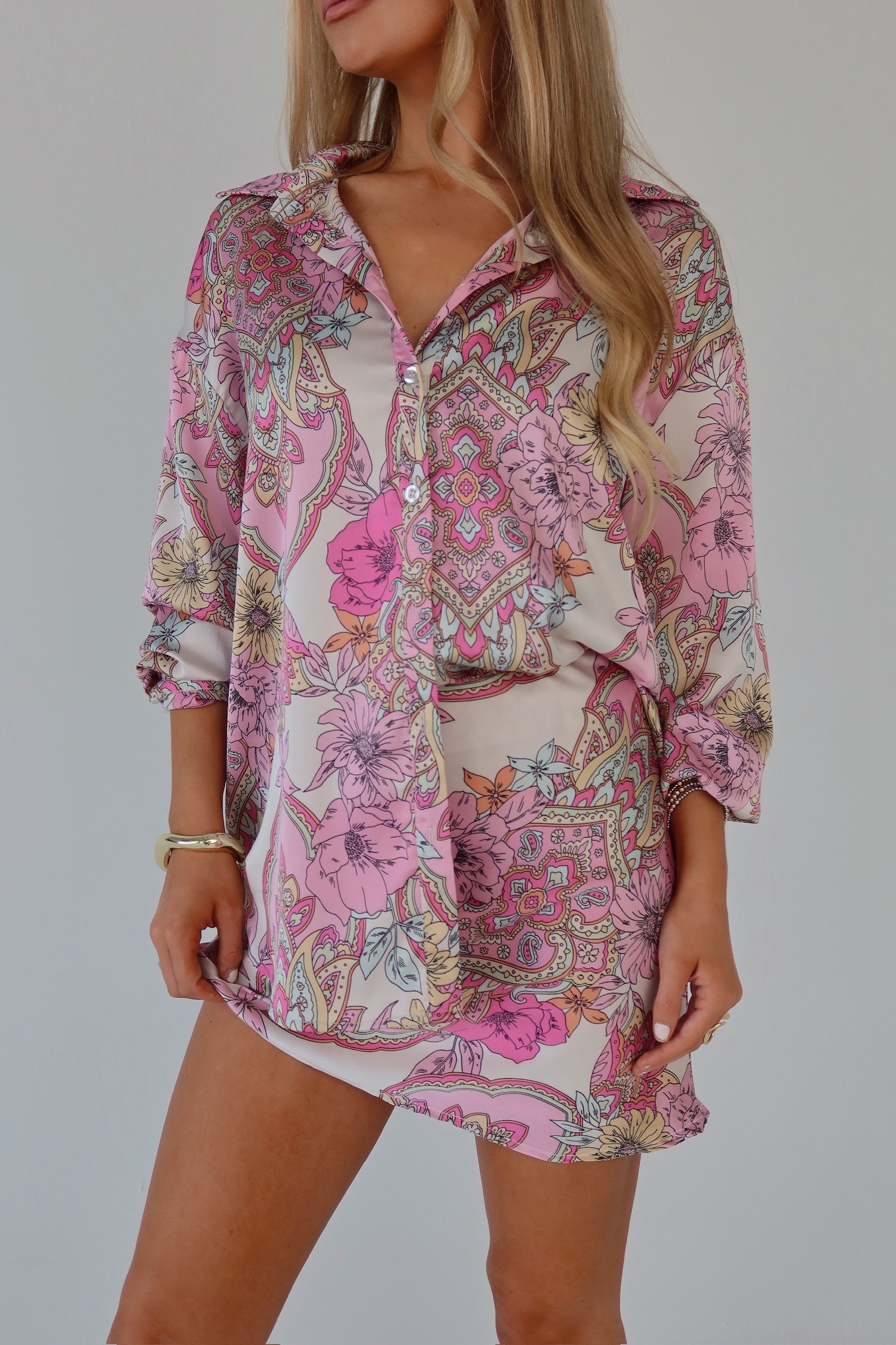 Lilianna Satin Mini Skirt