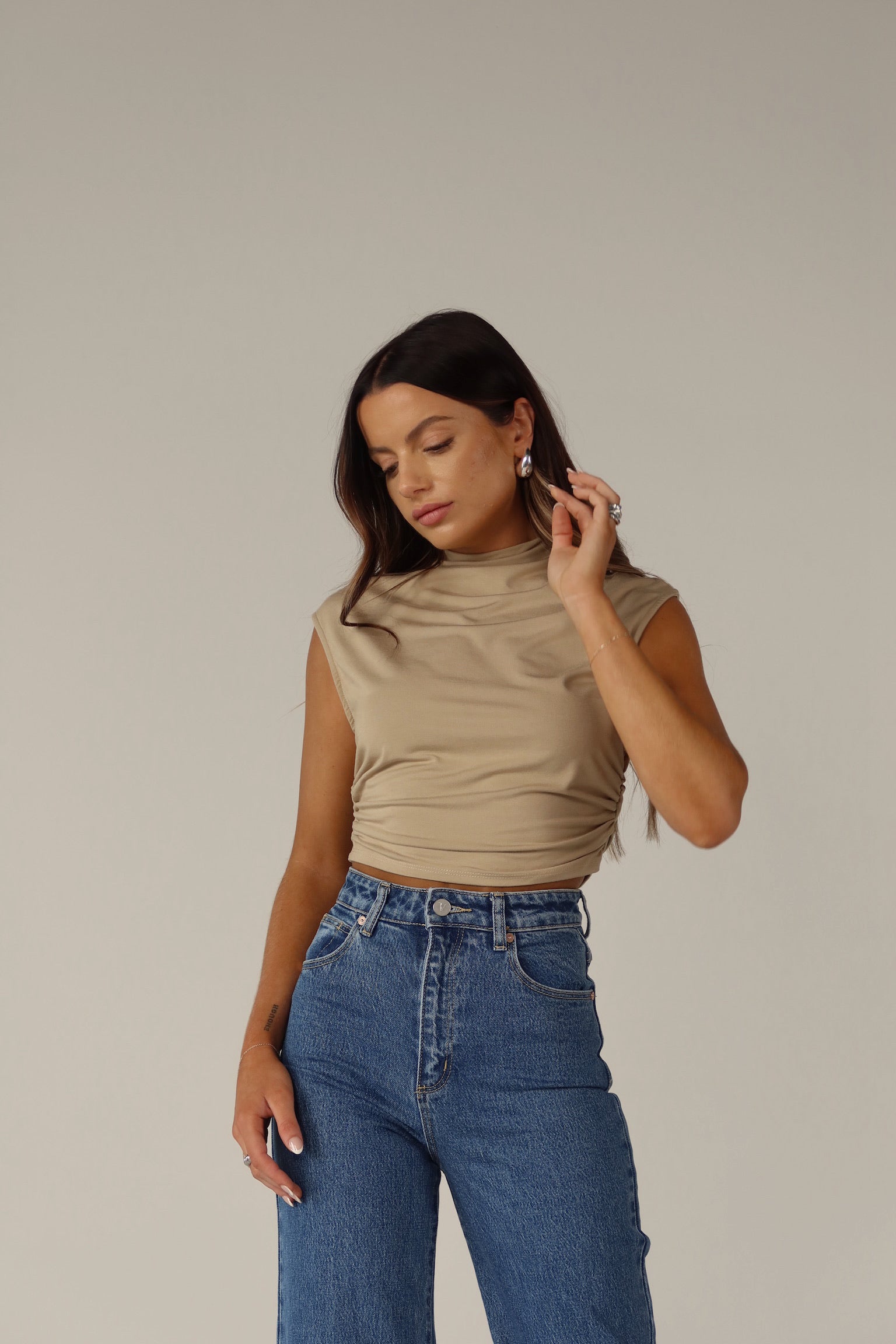 Ciara Mock Neck Tank