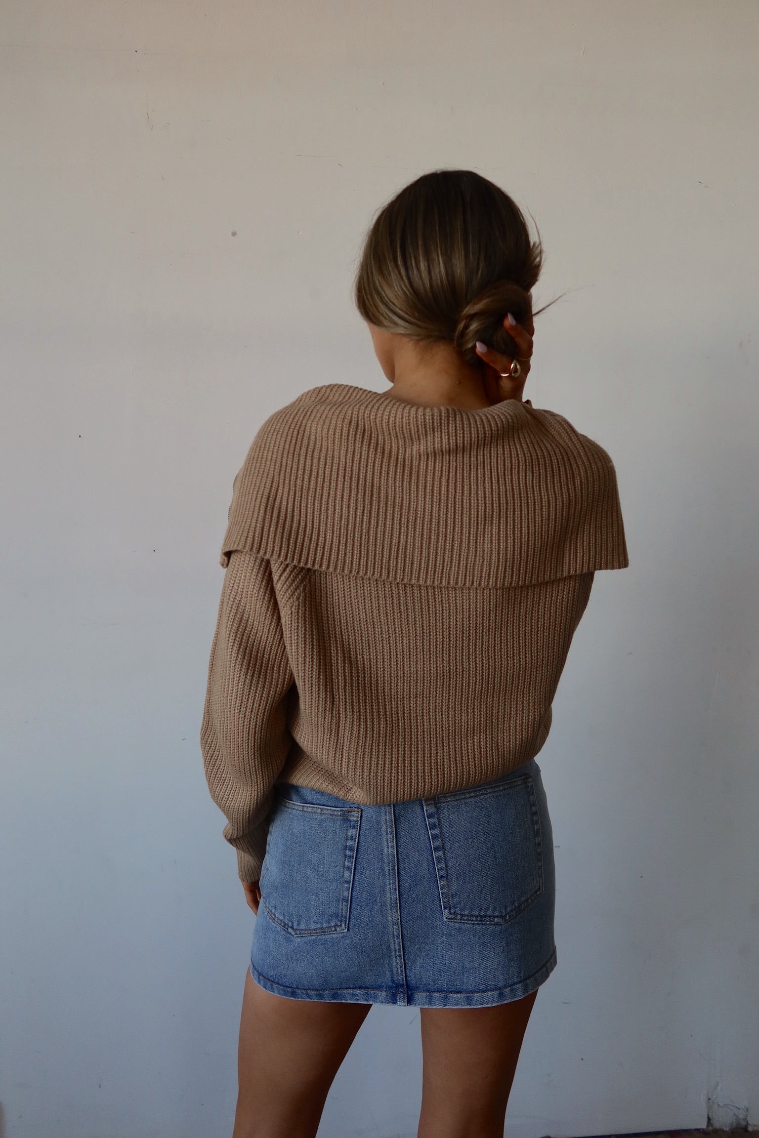Ava Quarter Zip Sweater