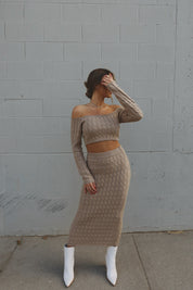 Chloe Knit Midi Set