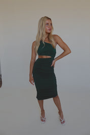 Hunter One Shoulder Midi Dress