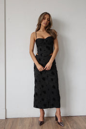 Tia Velvet Floral Corset Top