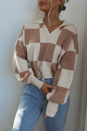 Murphy Checkered Sweater