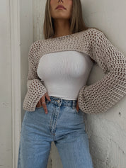 Crochet Bolero Long Sleeve