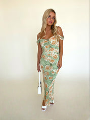 SALE :Carina Floral Midi Dress