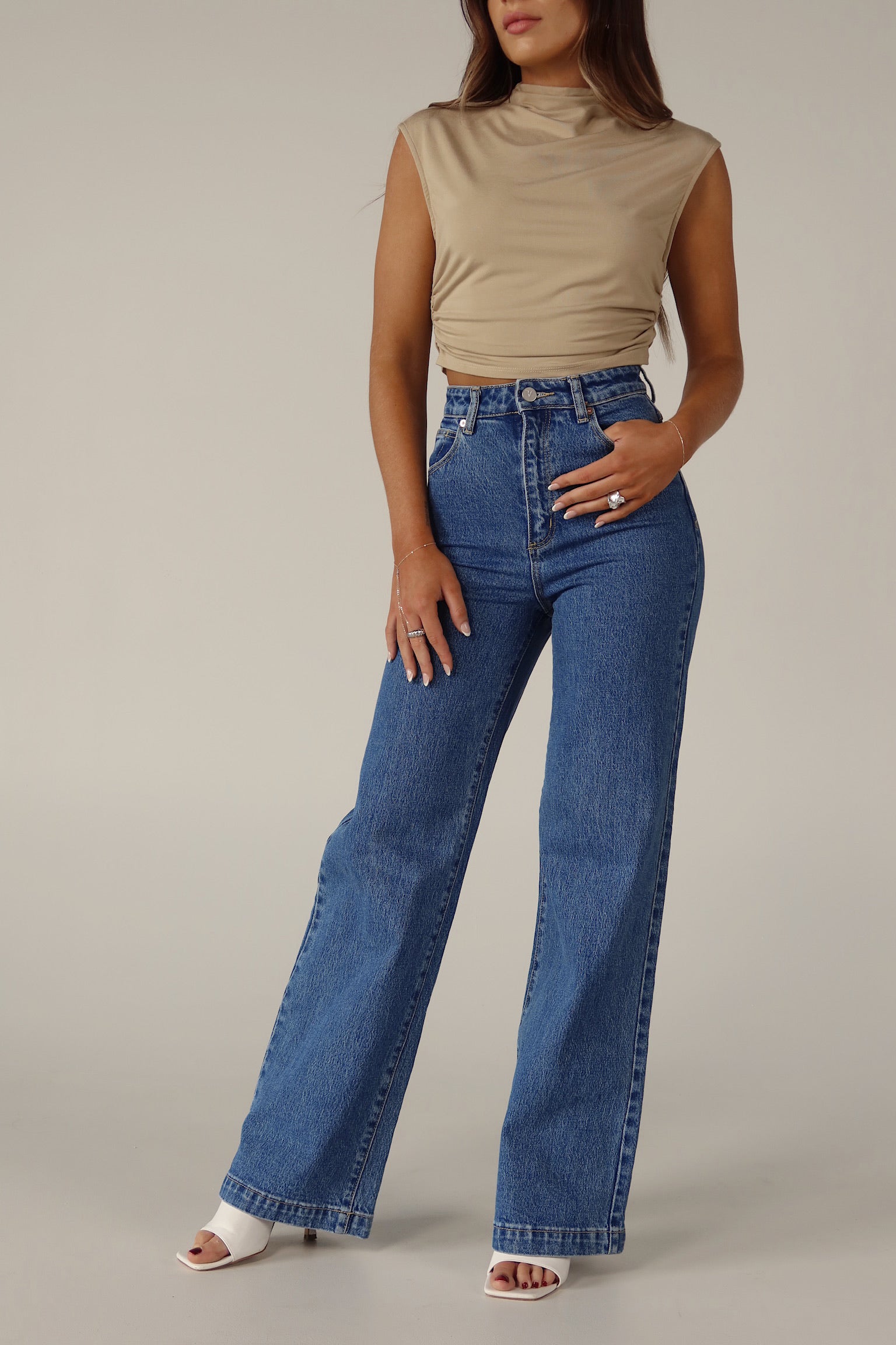 Ciara Mock Neck Tank